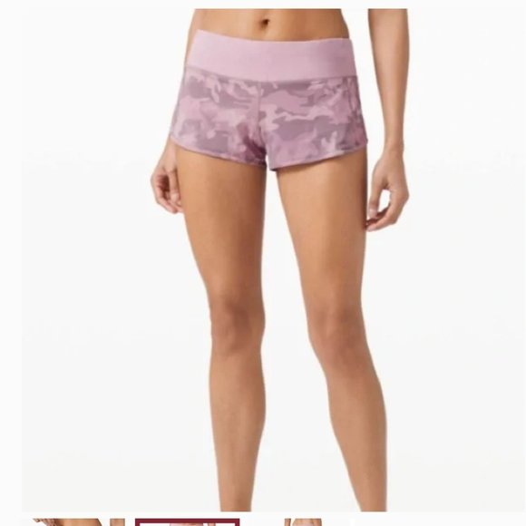 Lululemon speed up lined shorts 4" size 8 - Picture 1 of 2